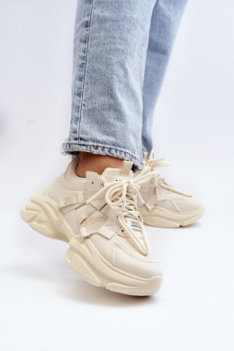 Buty Sportowe Model Windamella LA269P Beige - Step in style - 38