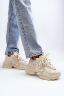 Buty Sportowe Model Windamella LA269P Beige - Step in style - 38
