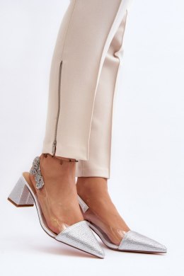 Czółenka Model DA MR91292-1 Silver - Step in style - 38