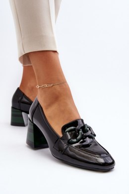 Czółenka Model Paliotte 58318 Black/Green - Step in style - 38