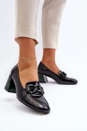 Czółenka Model Paliotte 58318 Black/Green - Step in style - 38 Czółenka Model Paliotte 58318 Black/Green - Step in style - 38