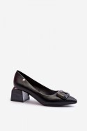 Czółenka Model Sarala 62101 Black - Step in style - 39 Czółenka Model Sarala 62101 Black - Step in style - 39