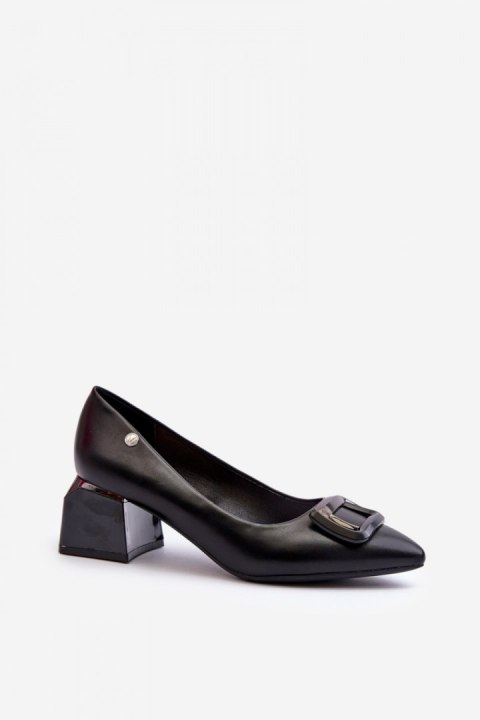 Czółenka Model Sarala 62101 Black - Step in style - 39 Czółenka Model Sarala 62101 Black - Step in style - 39