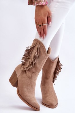 Kowbojki Model Elyse HY51-88 Beige - Step in style - 37