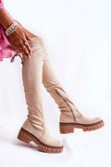 Kozaki Model Cheera UK105P Light Beige - Step in style - 38 Kozaki Model Cheera UK105P Light Beige - Step in style - 38