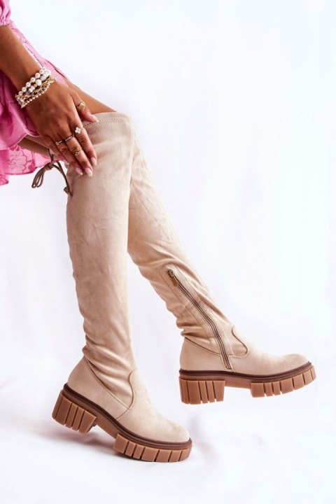 Kozaki Model Cheera UK105P Light Beige - Step in style - 38 Kozaki Model Cheera UK105P Light Beige - Step in style - 38