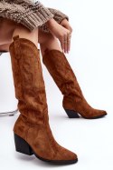 Kozaki Model Sloana WZ688-12 Camel Zamsz - Step in style - 37 Kozaki Model Sloana WZ688-12 Camel Zamsz - Step in style - 37
