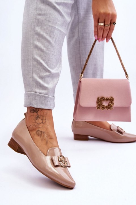 Mokasyny Model Asselia 23-10917 Beige - Step in style - 37 Mokasyny Model Asselia 23-10917 Beige - Step in style - 37