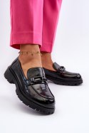 Mokasyny Model Imbleria 66616 Black Lakier - Step in style - 38 Mokasyny Model Imbleria 66616 Black Lakier - Step in style - 38