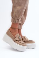 Mokasyny Model Zazoo 3458 Beige - Step in style - 36