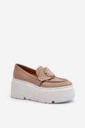 Mokasyny Model Zazoo 3458 Beige - Step in style - 36