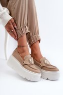 Mokasyny Model Zazoo 3458 Beige - Step in style - 39