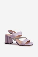Sandały Model DA MR38-549 Violet - Step in style - 37 Sandały Model DA MR38-549 Violet - Step in style - 37