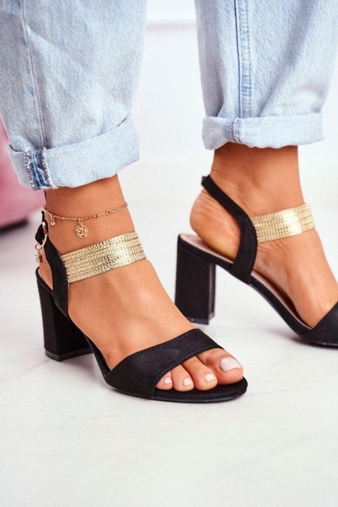Sandały Model Enjoy GD-169 Black - Step in style - 36 Sandały Model Enjoy GD-169 Black - Step in style - 36