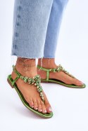 Sandały Model Lenisa H8-291 Green - Step in style - 36 Sandały Model Lenisa H8-291 Green - Step in style - 36