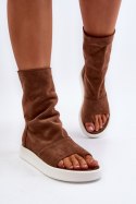 Sandały Model Zazoo 3441 Brown Zamsz - Step in style - 37 Sandały Model Zazoo 3441 Brown Zamsz - Step in style - 37