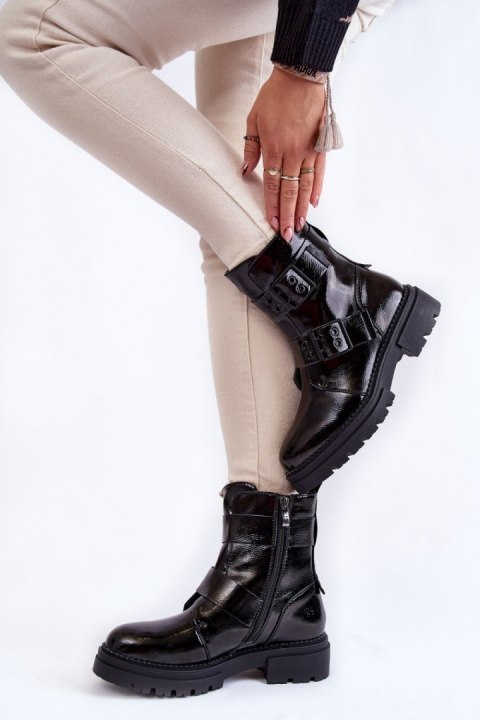 Botki Model LA.FI 250007B-LA Black - Step in style - 40 Botki Model LA.FI 250007B-LA Black - Step in style - 40