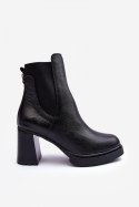 Botki Model Lemar Liresa 60440 Black - Step in style - 39 Botki Model Lemar Liresa 60440 Black - Step in style - 39