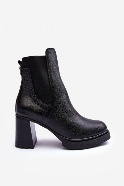 Botki Model Lemar Liresa 60440 Black - Step in style - 39 Botki Model Lemar Liresa 60440 Black - Step in style - 39