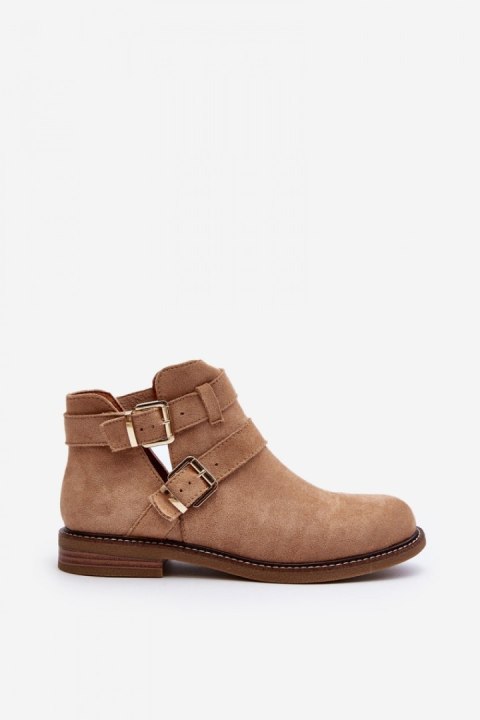Botki Model Melviana A2901-63 Beighe - Step in style - 39 Botki Model Melviana A2901-63 Beighe - Step in style - 39
