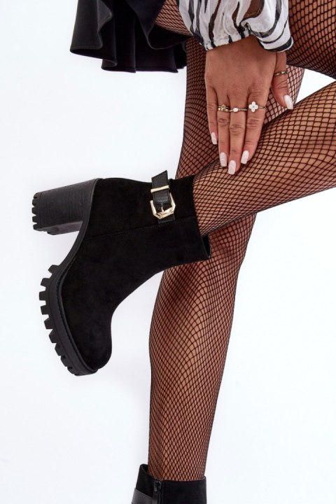 Botki Model Menoria DA108P Black - Step in style - 40 Botki Model Menoria DA108P Black - Step in style - 40