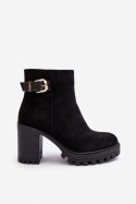 Botki Model Menoria DA108P Black - Step in style - 41