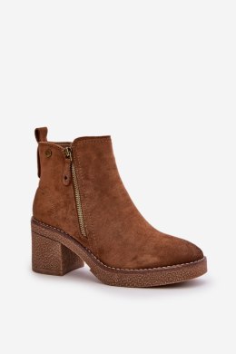 Botki Model Velarilla KE221 Brown - Step in style - 41