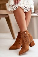 Botki Model Vosilara NS528P Camel - Step in style - 38 Botki Model Vosilara NS528P Camel - Step in style - 38