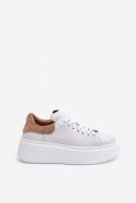 Buty Sportowe Model Lemar 10150 White/Capppuccino - Step in style - 36