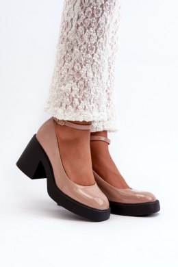 Czółenka Model Effiba M383 Dark Beige - Step in style - 36