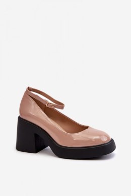 Czółenka Model Effiba M383 Dark Beige - Step in style - 37