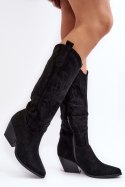 Kozaki Model Sloana WZ688-12 Black Zamsz - Step in style - 37