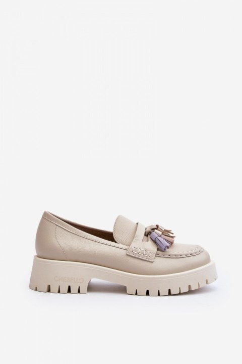 Mokasyny Model CheBello 3096 Beige - Step in style - 39 Mokasyny Model CheBello 3096 Beige - Step in style - 39