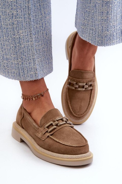 Mokasyny Model DA TW101 Brown - Step in style - 40 Mokasyny Model DA TW101 Brown - Step in style - 40