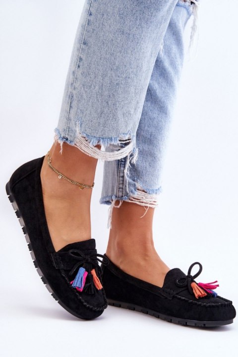 Mokasyny Model Dorine GS37 Black - Step in style - 40