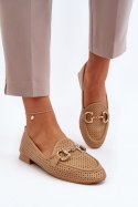 Mokasyny Model Iluvana FF-33 Camel - Step in style - 38