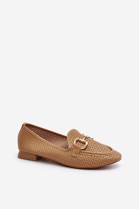 Mokasyny Model Iluvana FF-33 Camel - Step in style - 40 Mokasyny Model Iluvana FF-33 Camel - Step in style - 40