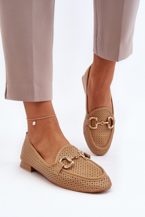 Mokasyny Model Iluvana FF-33 Camel - Step in style - 40 Mokasyny Model Iluvana FF-33 Camel - Step in style - 40