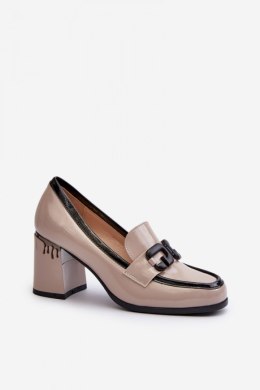 Półbuty Model DA MR38-973 Beige - Step in style - 39