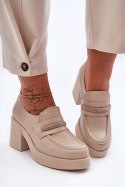 Półbuty Model Gelanor 20157 Beige Skóra - Step in style - 39 Półbuty Model Gelanor 20157 Beige Skóra - Step in style - 39