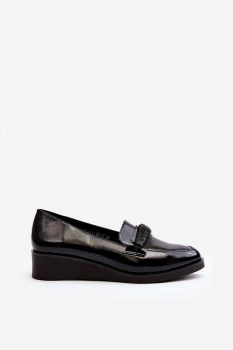 Półbuty Model Polike 58311 Black - Step in style - 37 Półbuty Model Polike 58311 Black - Step in style - 37