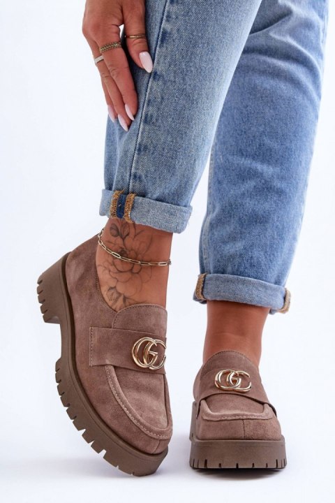 Półbuty Model Rosefalls 20153 Dark Beige Zamsz - Step in style - 39 Półbuty Model Rosefalls 20153 Dark Beige Zamsz - Step in style - 39