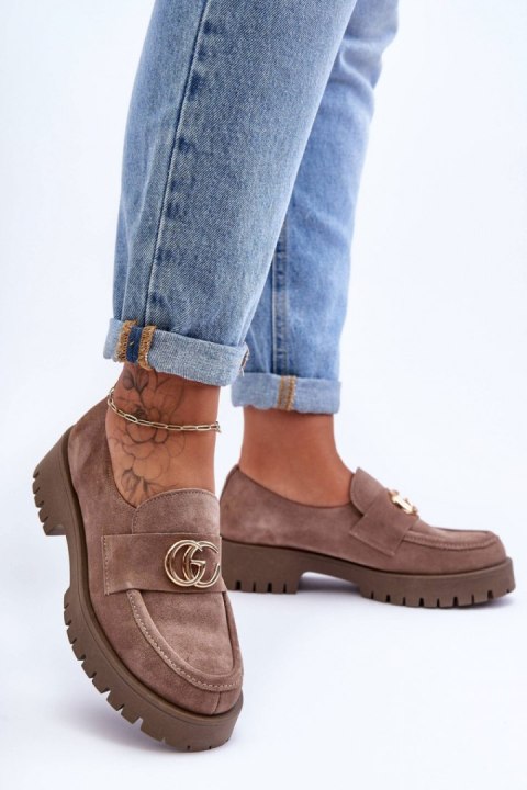 Półbuty Model Rosefalls 20153 Dark Beige Zamsz - Step in style - 39 Półbuty Model Rosefalls 20153 Dark Beige Zamsz - Step in style - 39