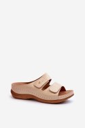Sandał Klapki Model Frellia 22SD98-4558 Beige - Step in style - 39 Sandał Klapki Model Frellia 22SD98-4558 Beige - Step in style - 39