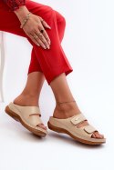 Sandał Klapki Model Frellia 22SD98-4558 Beige - Step in style - 39 Sandał Klapki Model Frellia 22SD98-4558 Beige - Step in style - 39
