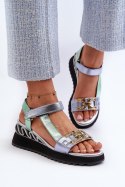 Sandały Model DA CR954 Green - Step in style - 37 Sandały Model DA CR954 Green - Step in style - 37