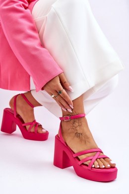 Sandały Model Shemira 78-130 Fuksja - Step in style - 39