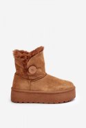 Śniegowce Model Wikasem 85-925 Camel - Step in style - 36 Śniegowce Model Wikasem 85-925 Camel - Step in style - 36