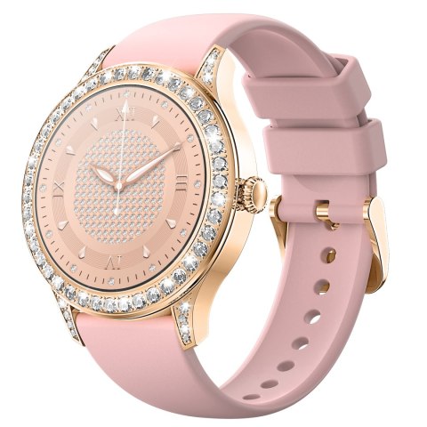 Smartwatch Damski VELTORI VT360-1 Różowy Pasek Silikonowy Smartwatch Damski VELTORI VT360-1 Różowy Pasek Silikonowy