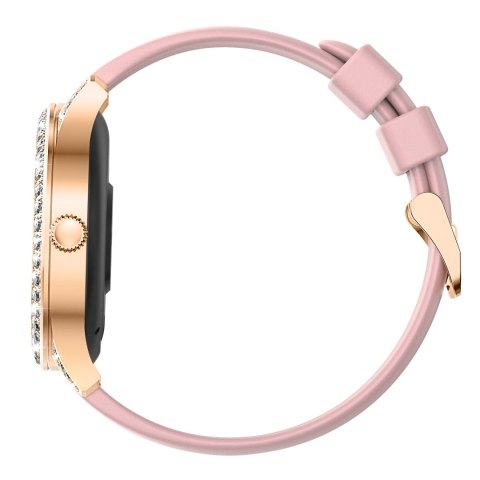 Smartwatch Damski VELTORI VT360-1 Różowy Pasek Silikonowy Smartwatch Damski VELTORI VT360-1 Różowy Pasek Silikonowy